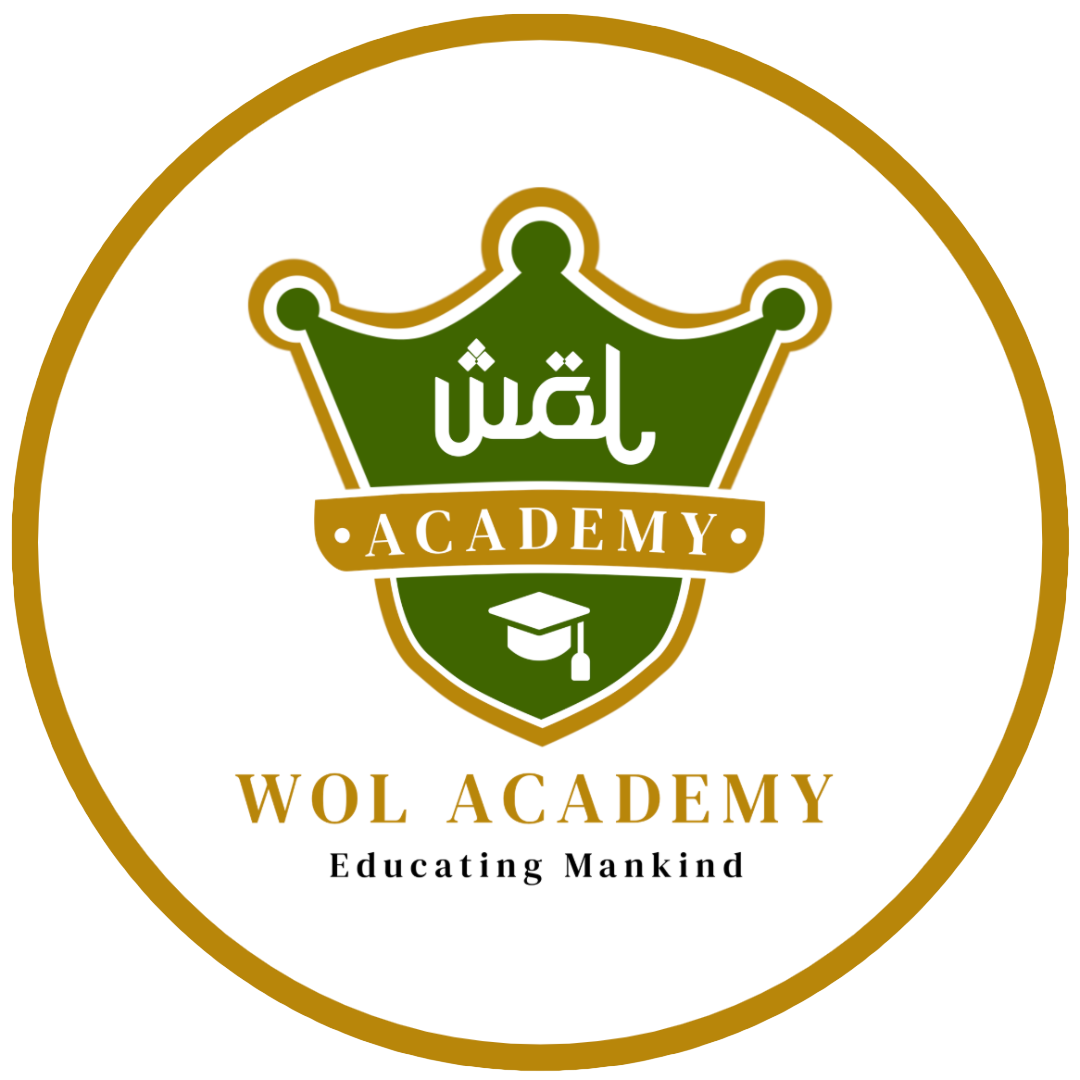 WOL Academy logo with white background